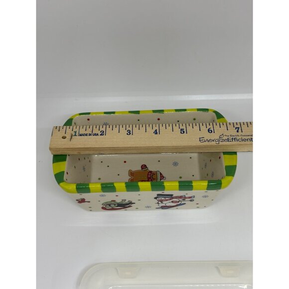 Temp-tations Holiday Mini Loaf Pan 12oz w/ Lid – Snowman & Penguin Design - Picture 8 of 8